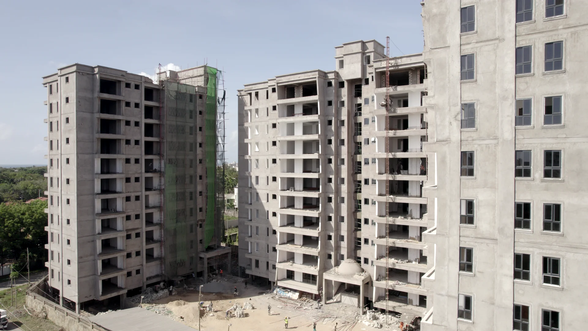 High-Rise Commercial Construction Site